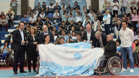 La delegación argentina tuvo su despedida previo a los Juegos Paralímpicos